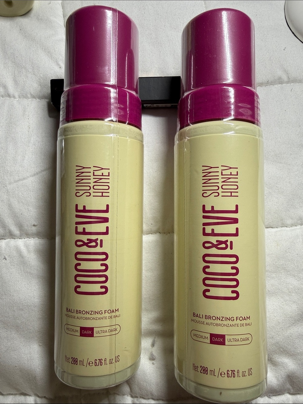 2x COCO and EVE Sunny Honey Bali Bronzing Foam Ultra Dark 6.7oz …P